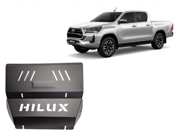Steel radiator skid plate for Toyota Hilux Invincible