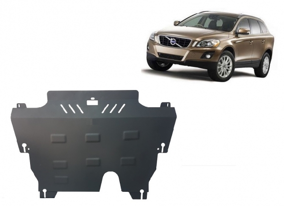Steel skid plate for the protection of the engine and the gearbox for Volvo XC60
