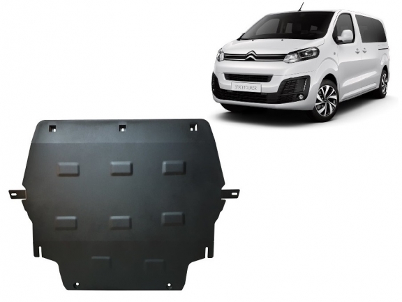 Steel skid plate for Citroen Spacetourer