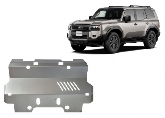 Aluminum radiator skid plate for Toyota Land Cruiser 250