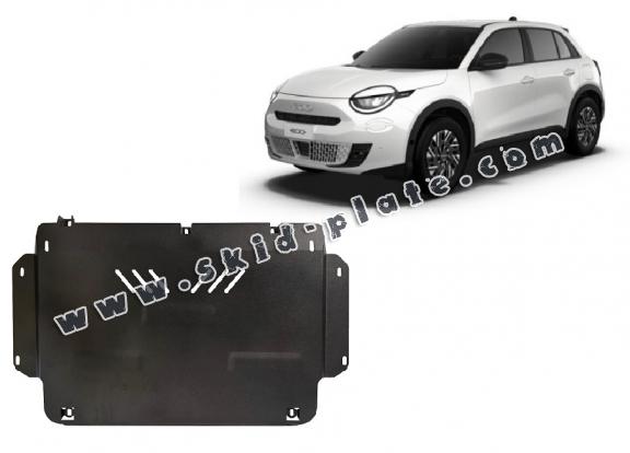 Steel skid plate for Fiat 600