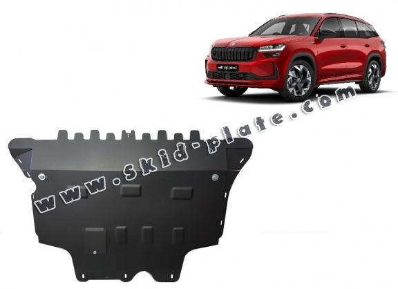 Steel skid plate for Skoda Kodiaq
