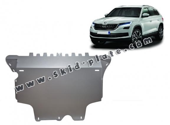 Aluminum skid plate for Skoda Kodiaq