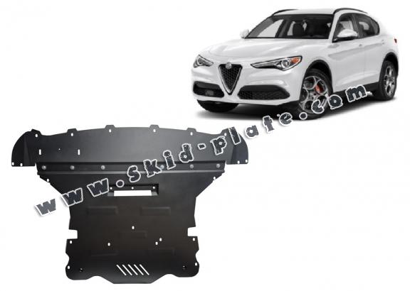 Steel skid plate for Alfa Romeo Stelvio