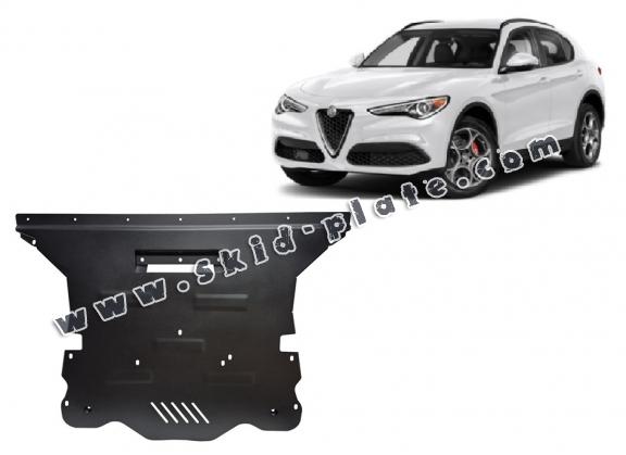 Steel skid plate for Alfa Romeo Stelvio