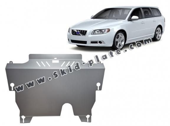 Aluminum skid plate for Volvo V70