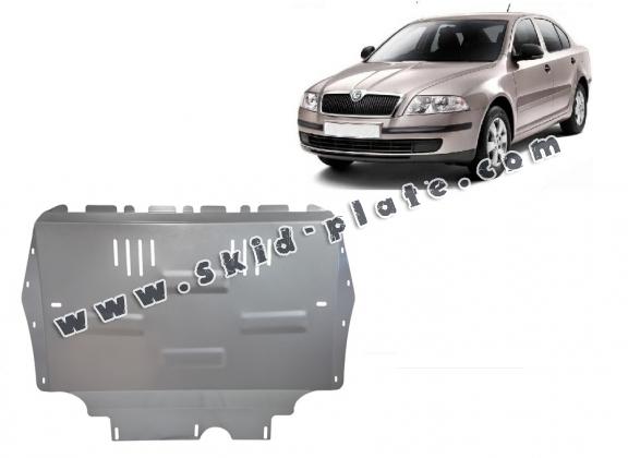 Aluminum skid plate for Skoda Octavia 2