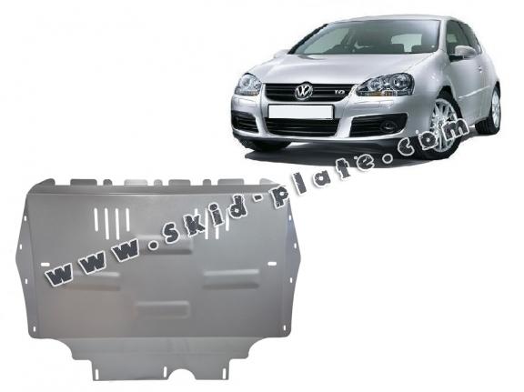 Aluminum skid plate for VW Golf Plus