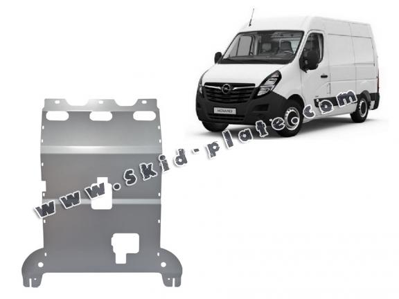 Aluminum skid plate for Opel Movano C 