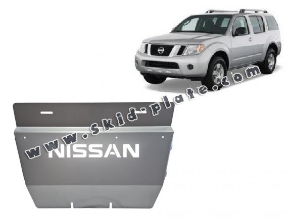 Aluminum radiator skid plate for Nissan Pathfinder
