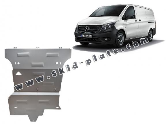 Aluminum skid plate for Mercedes Vito W447