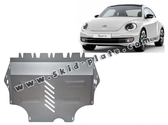 Aluminum skid plate for Volkswagen New Beetle