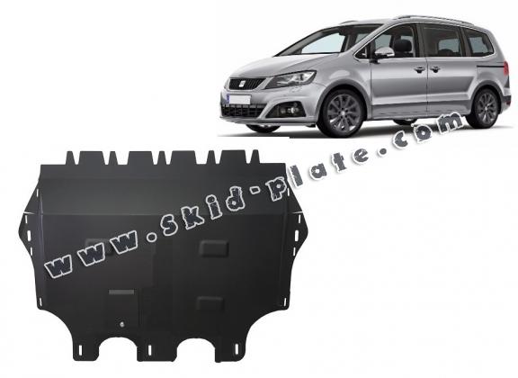 Steel skid plate for Seat Alhambra - Webasto