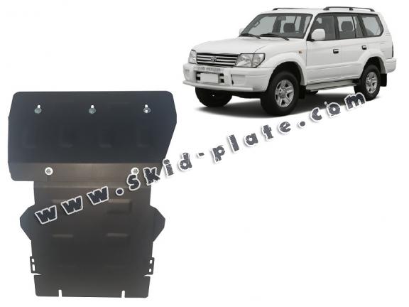 Steel skid plate for Toyota Land Cruiser J90 / J95