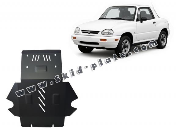 Steel skid plate for Suzuki X90