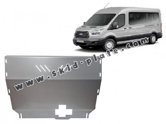 Aluminum skid plate for Ford Transit FWD
