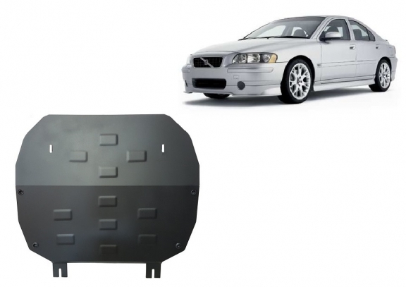 Steel skid plate for Volvo S60