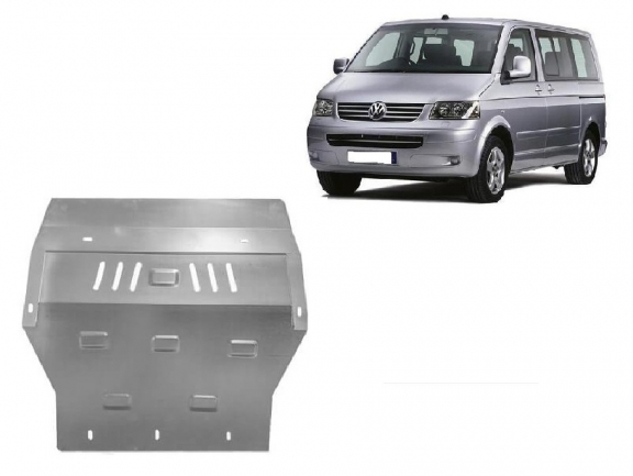 Galvanized steel skid plate for Volkswagen Transporter T5 Caravelle