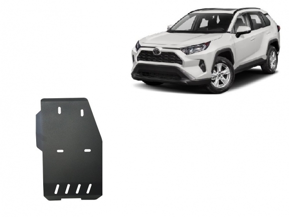 Steel differential skid plate for Toyota RAV 4