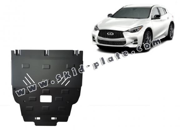 Steel skid plate for Infiniti Q30