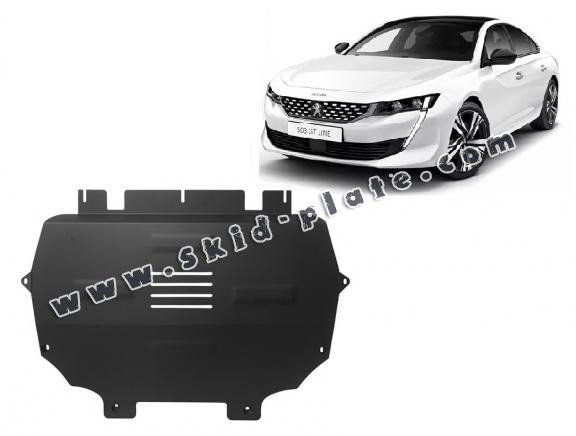 Steel skid plate for Peugeot 508