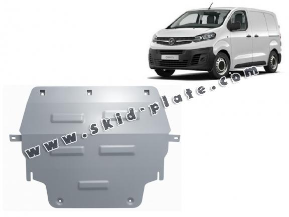 Aluminium skid plate for Opel Vivaro