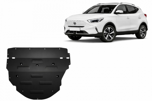 Steel skid plate for MG ZS EV