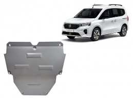 Aluminum skid plate for Nissan Townstar