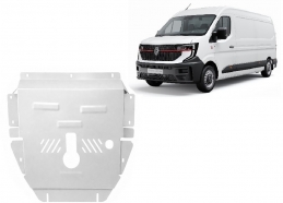 Aluminium skid plate for Renault Master
