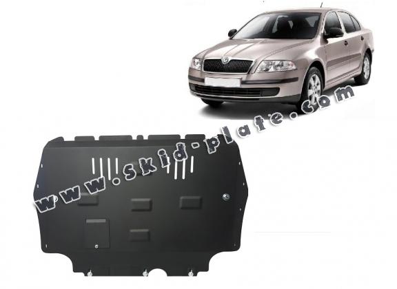 Steel skid plate for Skoda Octavia 2