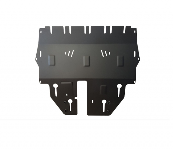 Steel skid plate for VW Polo