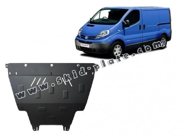 Steel skid plate for Nissan Primastar