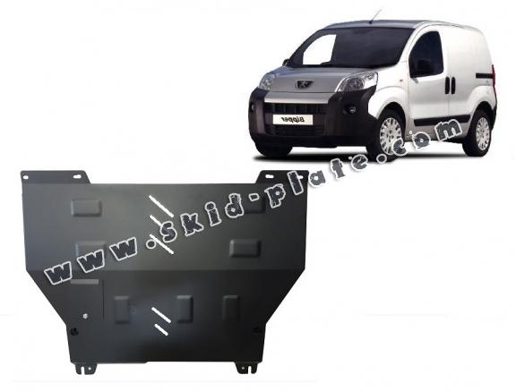 Steel skid plate for Peugeot Bipper