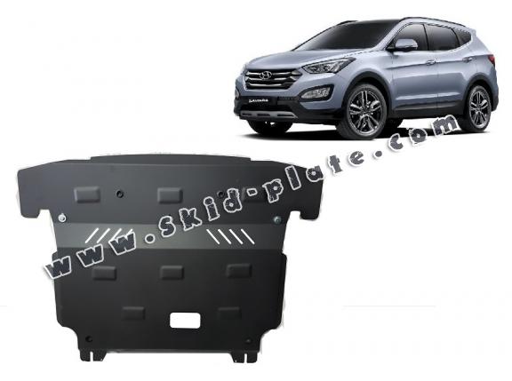 Steel skid plate for Hyundai Santa Fe