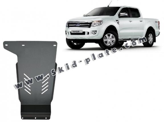 Steel gearbox skid plate for Ford Ranger