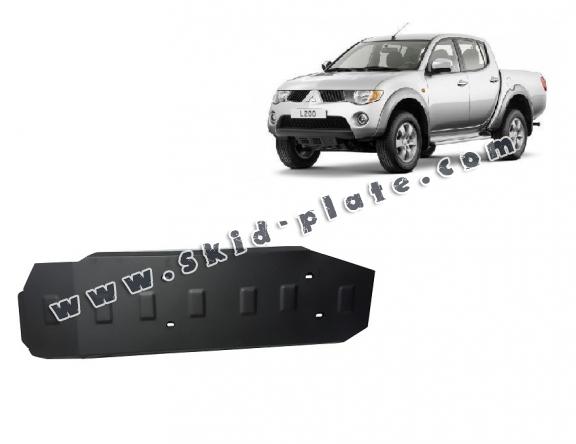 Steel fuel tank skid plate  for Mitsubishi L 200