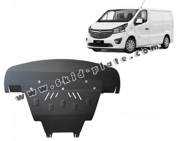 Steel skid plate for Opel Vivaro