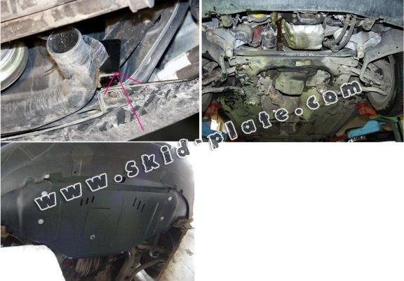 Steel skid plate for VW Passat B5.5