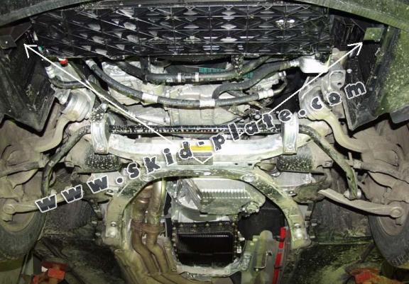 Steel skid plate for BMW Seria 5 E60/E61 pare-choc normale