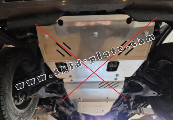 Aluminum gearbox skid plate for Toyota 4Runner