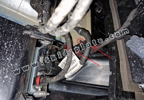 Steel skid plate for Ford Tourneo Courier