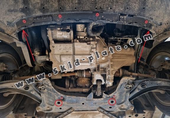 Steel skid plate for Ford Tourneo Courier