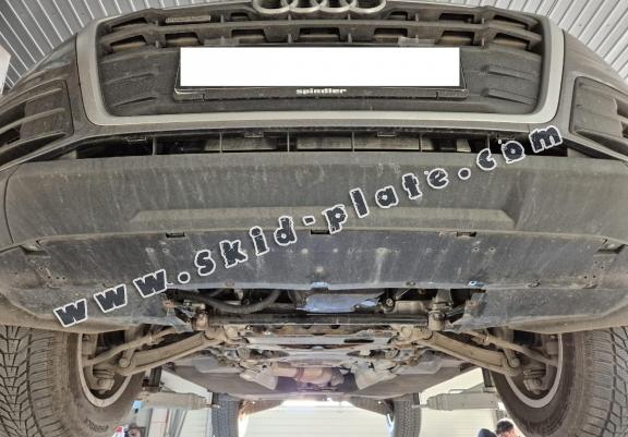 Steel gearbox skid plate for Audi Q5