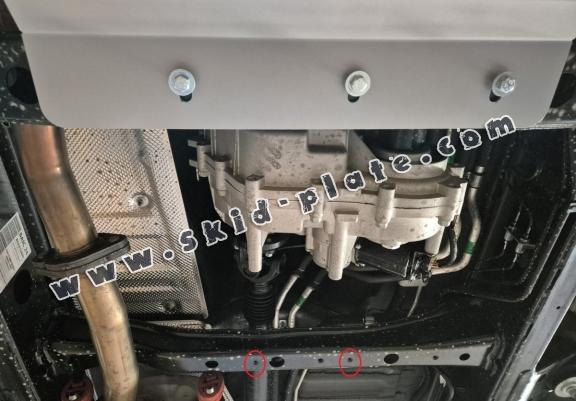 Aluminum transfer case skid plate for Baic Beijing BJ60