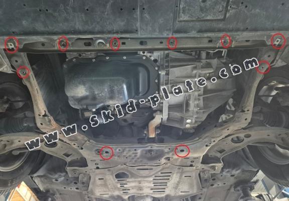 Steel skid plate for Mazda CX3