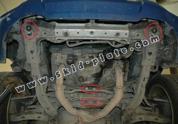 Aluminum skid plate for Subaru Forester 2
