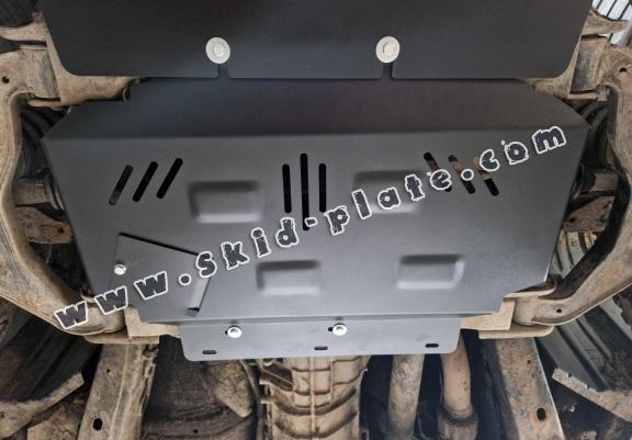 Aluminum skid plate for Nissan Pathfinder