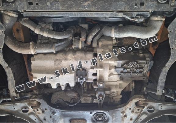 Aluminum skid plate for Skoda Superb II