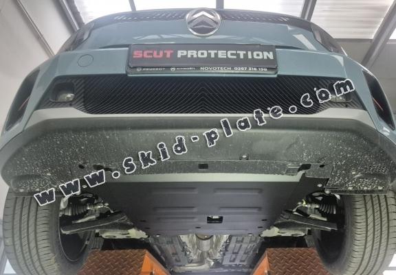Steel skid plate for the protection of the engine and the gearbox for Citroen C3 Aircross