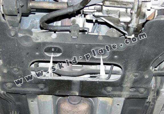 Steel skid plate for Peugeot Partner